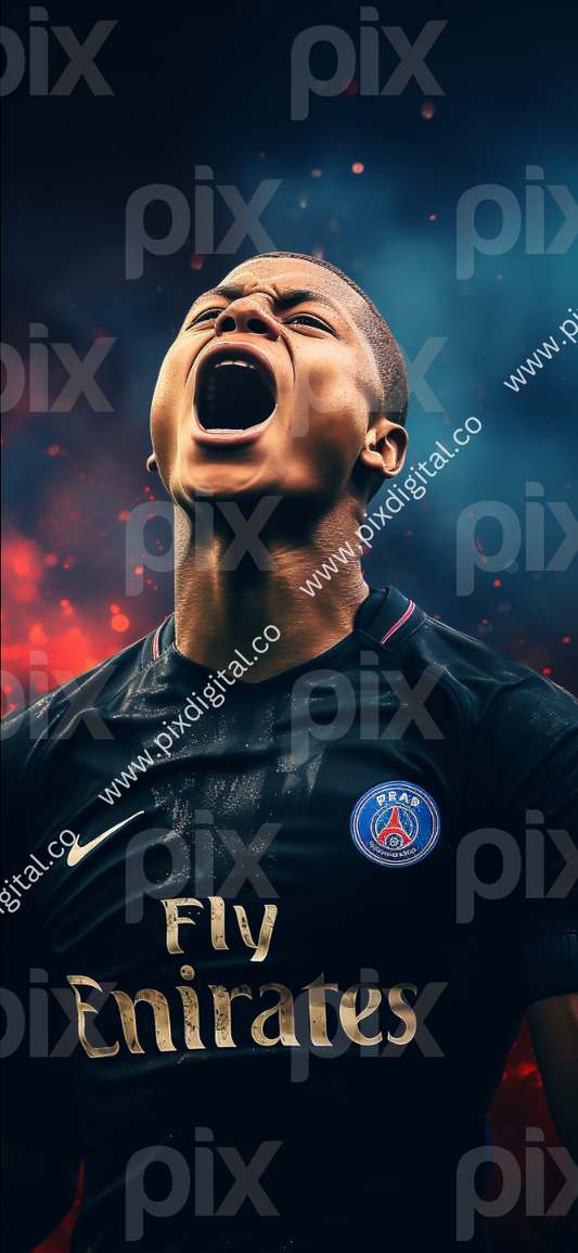 Kylian Mbappe iPhone wallpaper