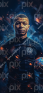 Kylian Mbappe iPhone wallpaper